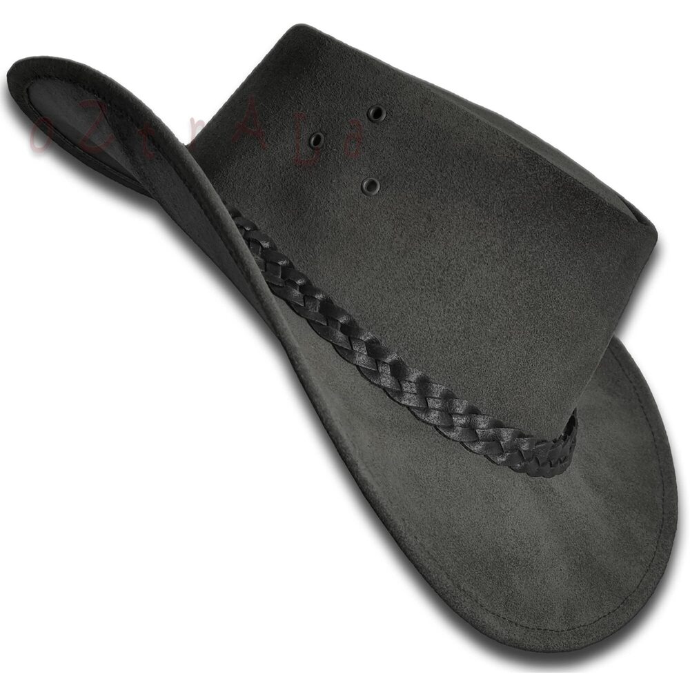 4867 Jacaru Hat Suede Leather Cowboy Men's Womens Childrens Kids Australian